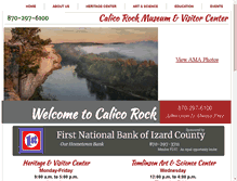 Tablet Screenshot of calicorockmuseum.com